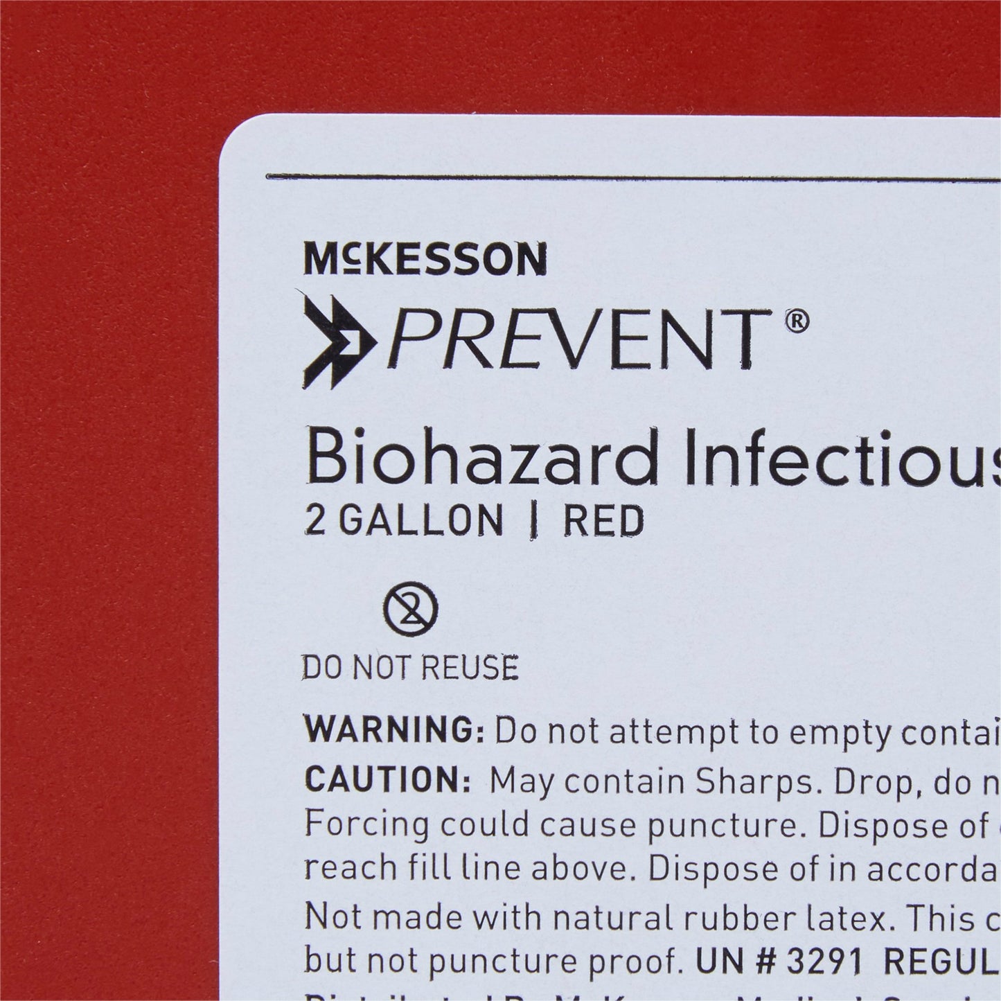 CONTAINER, SHARPS RED 2GL