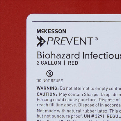 CONTAINER, SHARPS RED 2GL