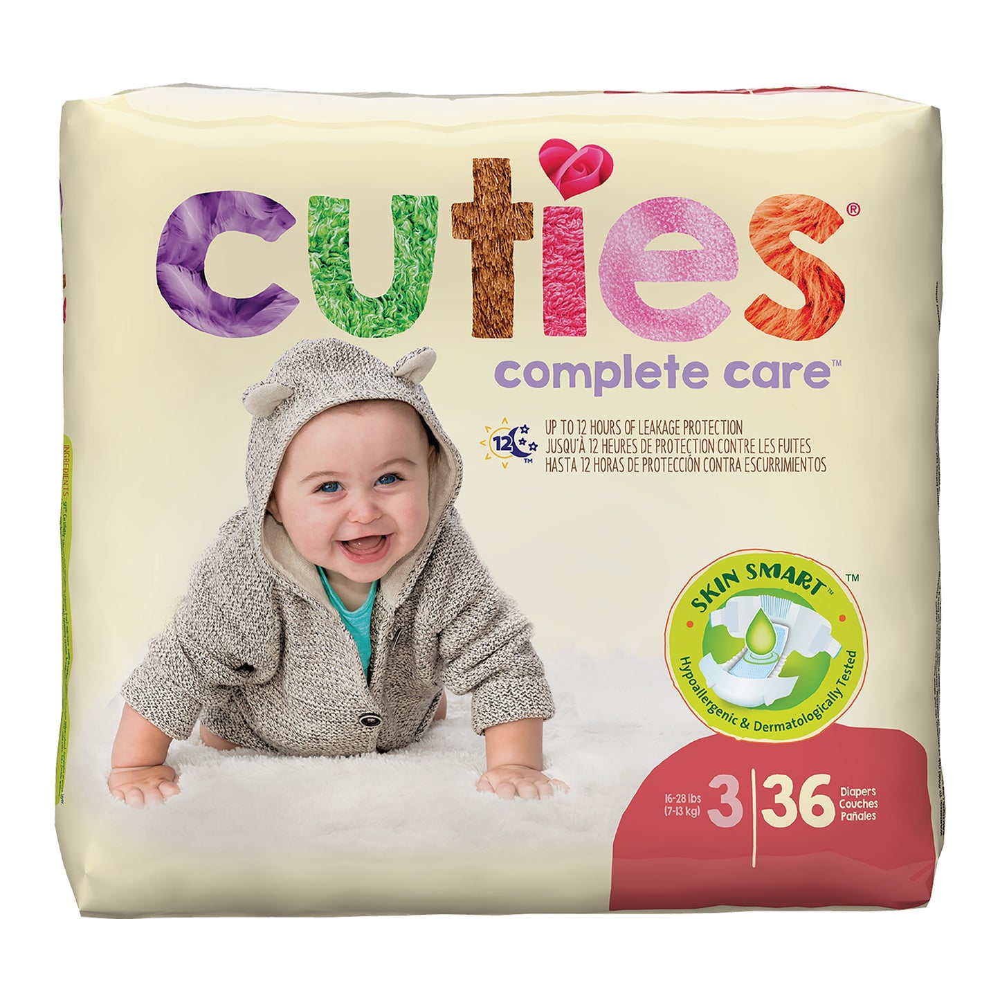 DIAPER, BABY CUTIES SZ3