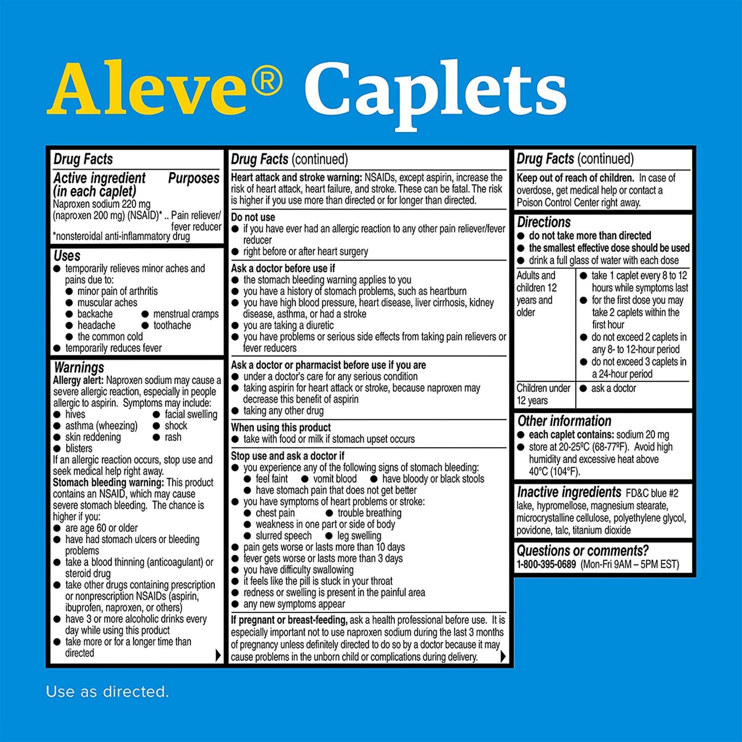ALEVE, CAP 220MG