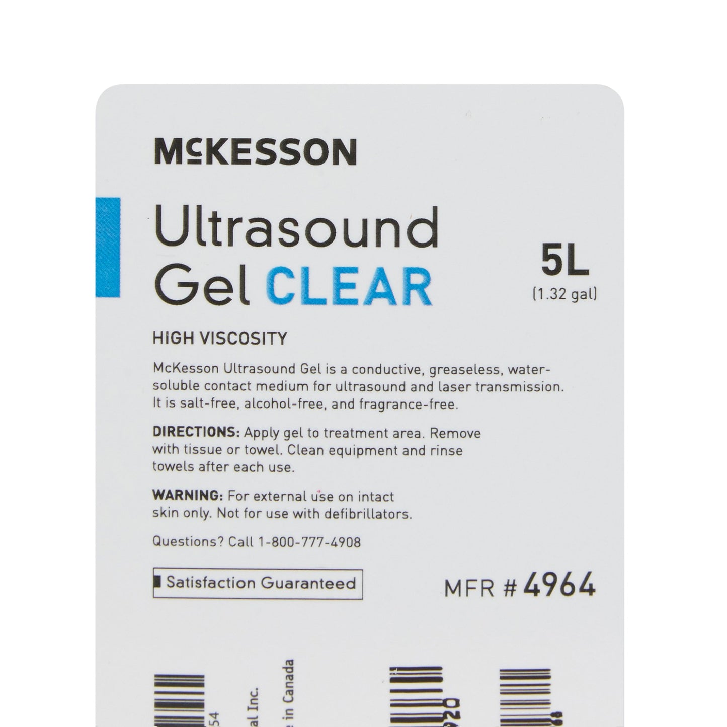 GEL, ULTRASOUND CLR 5L