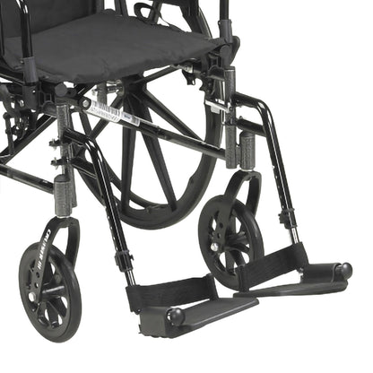 WHEELCHAIR, LIGHTWEIGHT CRUISER III 18" 300LB CAP