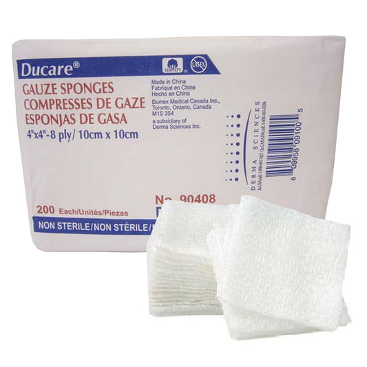 SPONGE, GAUZE 8PLY 4"X4" N/S