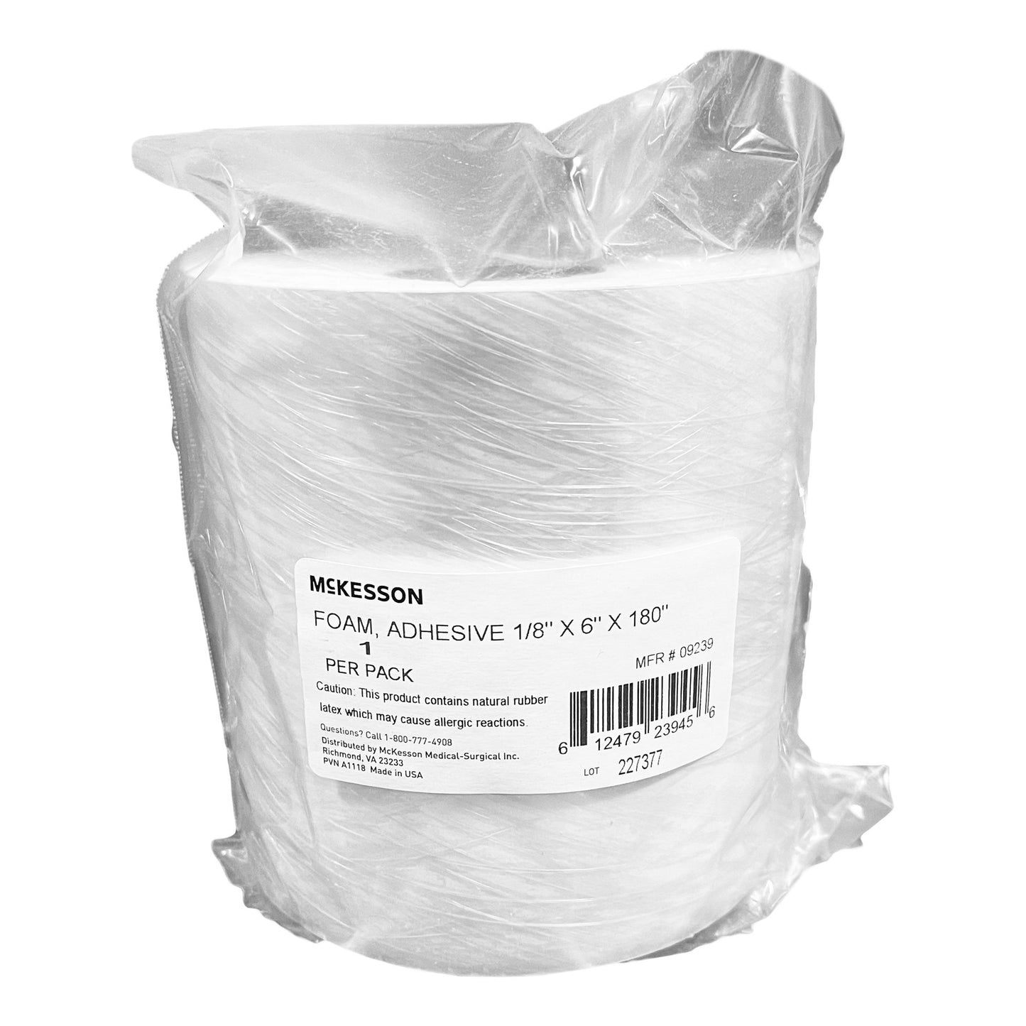 FOAM, ORTHOPEDIC ADH 1/8"X6"X180"