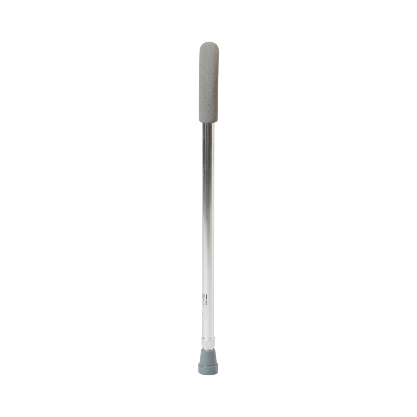 CANE, W/FOAM GRIP RND HNDL ALUM