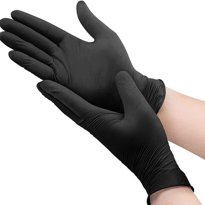 GLOVE, EXAM NTRL MED N/S BLK