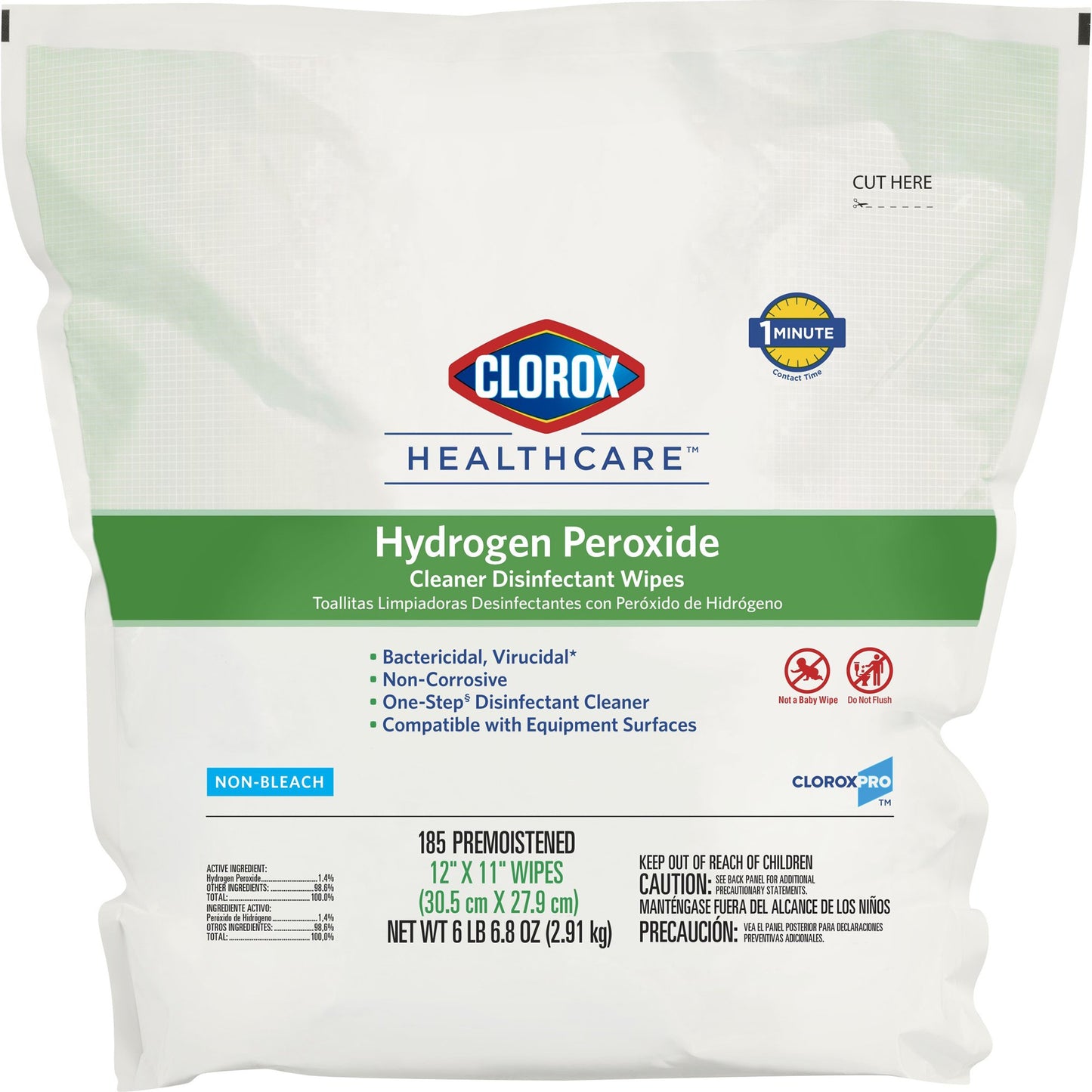 WIPE, SURFC HYDRO PRXODE CLOROX WET REFILL