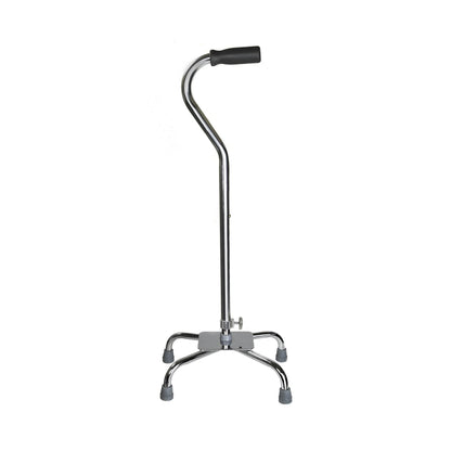 CANE, QUAD/LG BASE ALUM CHROME