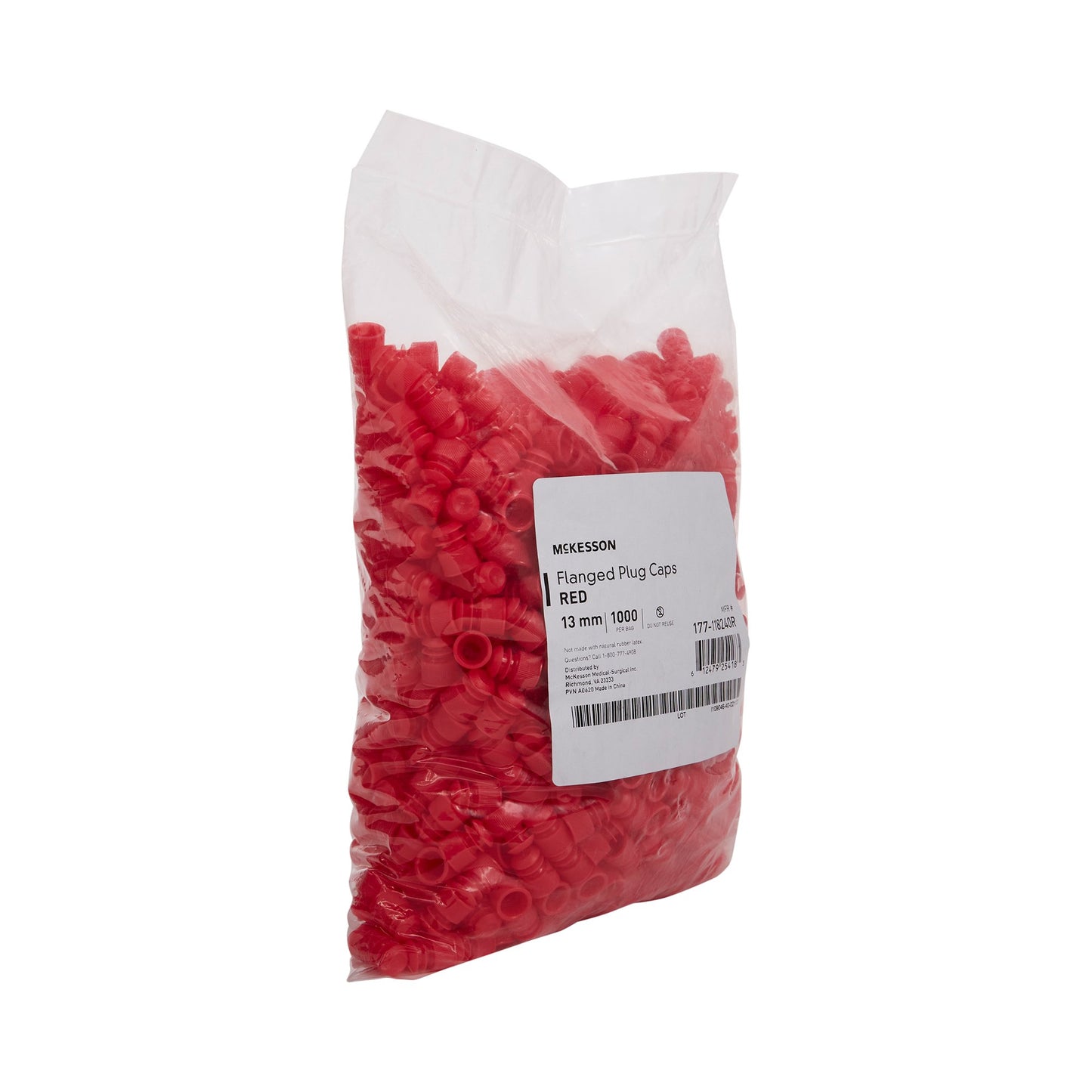 CAP, VAC TUBE RED 13MM