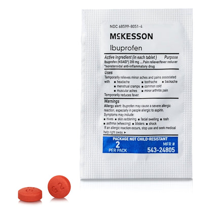 IBUPROFEN, TAB 200MG UD 200X2X 12BX/CS)