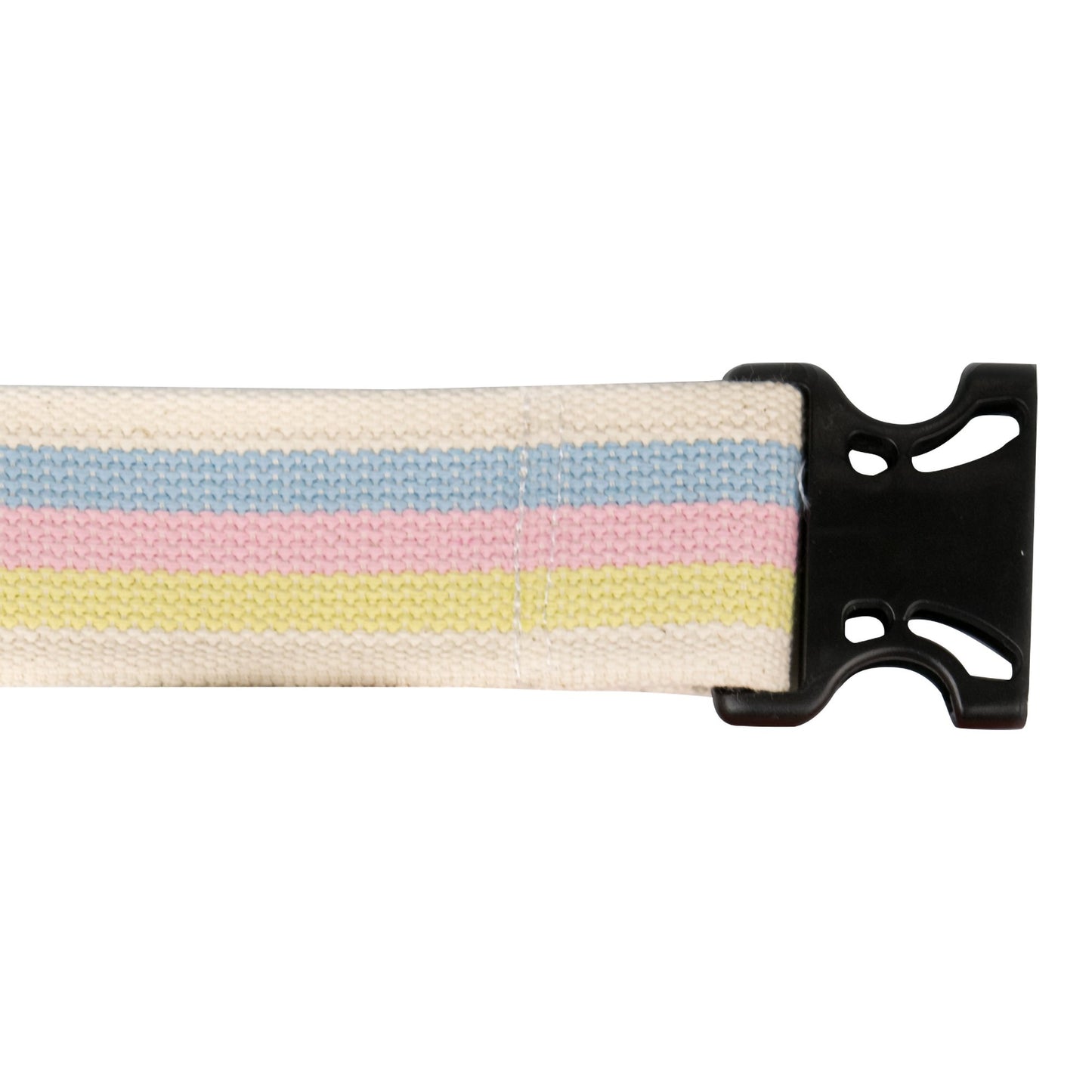 BELT, GAIT STRIPE/DERLIN BUCKLE PASTEL 60"