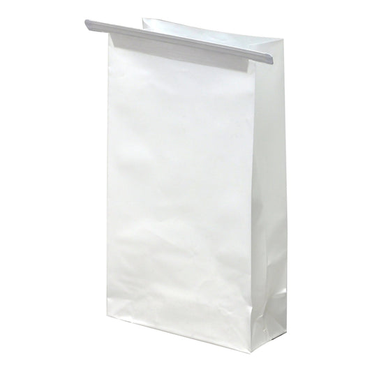 BAG, VOMIT W/TIE CLSR WHT 4 1/2X2 /12X8 1/2"